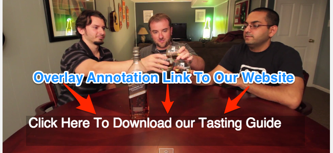 Youtube annotations to external websites
